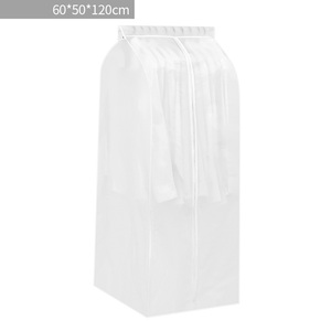 Housse de protection anti-poussière pour vêtements avec fermeture éclair, sacs de rangement suspendus pour costumes, protège-vêtements - Product Image 6