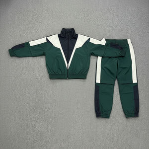 Conjunto Deportivo de Dos Piezas para Hombre, Chaqueta Cortavientos con Cierre y Pantalones de Nailon Personalizados, para Correr en Verano - Product Image 3