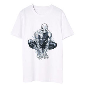 T-shirt décontracté pour homme en coton tricoté de haute qualité, col en V, manches courtes, sublimation, anti-plis, séchage rapide, respirant - Product Image 5