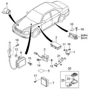 Magentis New Other <b>Car</b> & Truck Parts & <b>Accessories</b> 957903C101 - Product Image 2