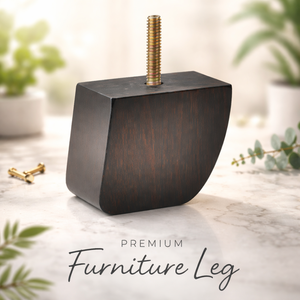 Premium Solid Wood Curved Furniture Feet Customizable Short Wooden <b>Sofa</b> <b>Legs</b> <b>Replacement</b> Parts <b>For</b> Modern Couch - Product Image 4
