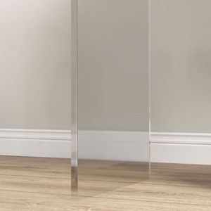 Tavolino da Caffè a Cascata in Acrilico Trasparente, Design Rettangolare, Lunghezza 21 Pollici, Spessore 15mm - Product Image 4