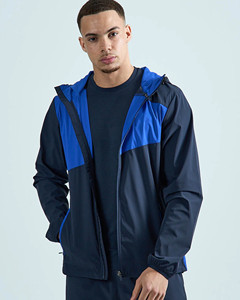 Chaqueta cortavientos de nailon para hombre, ligera, impermeable, estilo urbano, con logotipo personalizado del fabricante OEM premium. - Product Image 4
