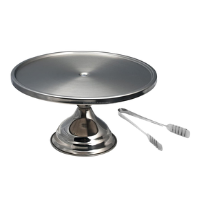 Soporte de aluminio para pasteles Estilo clásico de lujo Herramienta decorativa para pasteles de aluminio crema personalizada de Azora Industries - Product Image 3