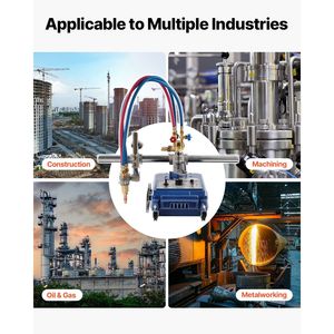 Bruciatore a torcia da 12 pollici con 3 punte, macchina automatica per il taglio a gas di tubi da 0,2-4 pollici, velocità di taglio in linea retta 2-30 pollici/min - Product Image 6