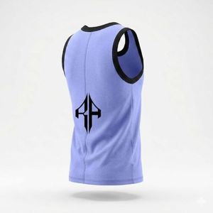 Débardeur pour homme en coton 100% imprimé avec un design personnalisé, de qualité supérieure, par RIVIAN ATLANTIC - Product Image 3