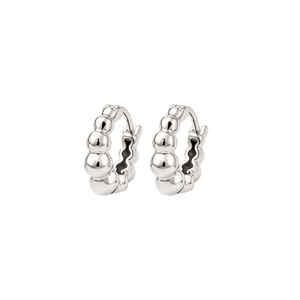 bohemian 925 sterling silver hoop <b>earrings</b> 15mm womens ultralight silver plated round hoops anniversary gift fine jewelry wire - Product Image 3
