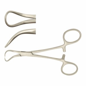 Pinces à serviettes manuelles en acier inoxydable sur mesure de haute qualité avec poignées à anneau de verrouillage, certifiées CE, les plus vendues pour usage chirurgical - Product Image 3
