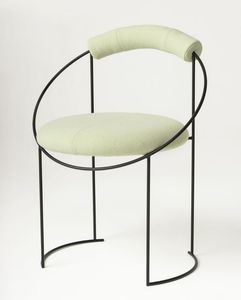 Silla de Comedor Industrial Moderna de Metal, Estructura de Hierro con Recubrimiento en Polvo, Silla para Muebles de Restaurante - Product Image 1