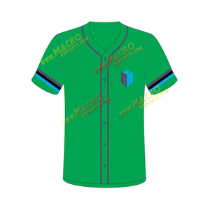Camiseta de béisbol personalizada para hombre, camisetas de béisbol 100% poliéster de alta calidad - Product Image 2
