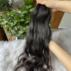 Extensions de cheveux humains bruts ondulés naturels non traités de 8 à 40 pouces 100% paquets vierges remy naturels à donneur unique - Product Image 4