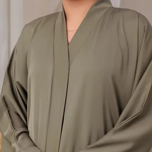 Vêtements islamiques personnalisés pour femmes, robe musulmane Abaya en gros, nouvelle collection 2026, vêtements islamiques pour femmes, Abaya à manches longues - Product Image 2