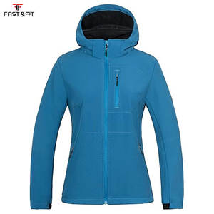 Chaqueta Softshell Impermeable para Mujer, con Capucha, Estampada, de Color Sólido, Casual, Cortavientos, para Deportes al Aire Libre, Camping y Senderismo - Product Image 2