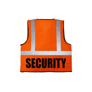 Chaleco de Seguridad Reflectante Naranja de Alta Visibilidad, Unisex, Poliéster, para Todas las Temporadas, Uniforme de Guardia, Ropa de Trabajo - Product Image 6