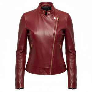 Veste d'extérieur matelassée en peau de mouton véritable pour femme, coupe-vent, chaude, douce et confortable, idéale pour les saisons froides et le style de vie. - Product Image 5