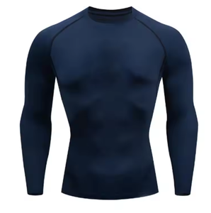 Camiseta de Compresión de Manga Larga para Hombre, Protección UV, Secado Rápido, para Natación, Surf, Buceo, Ropa de Playa, Logotipo Personalizado, Venta al Por Mayor - Product Image 4