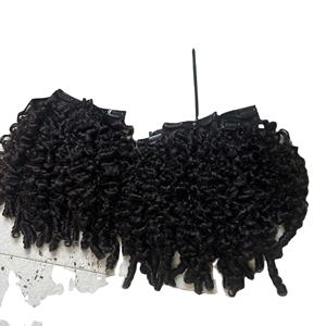 Clip de donneur unique Ins Tape Flat Tip Ins Extension de cheveux Extension de cheveux vierges Double bande dessinée Cheveux humains Loose Deep Wave Curly - Product Image 4