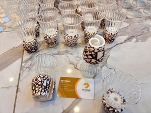 Pure Handmade Stemware Customized Seashell <b>Cup</b> Bracket Goblet Limited Edition Glass - Macy - Product Image 3