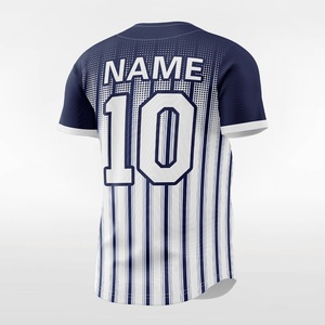 OEM Breathable Quick Dry Printed 100% Polyester <b>Custom</b> Baseball Jersey for Men V-neck Crop Top with <b>Custom</b> Colors & Logo - Product Image 4