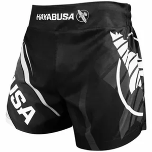 กางเกงมวยไทยโพลีเอสเตอร์ 100% กางเกงคิกบ็อกซิ่ง กางเกงศิลปะการต่อสู้ ผ่าข้าง สำหรับฝึกซ้อม ชุดกีฬา ผู้ผลิต OEM - Product Image 1