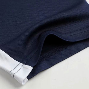 Maillot de football personnalisé avec logo imprimé, tenue d'équipe de sport, maillot de football à séchage rapide, designs d'uniformes de football bleus, ensemble de maillots de football - Product Image 4