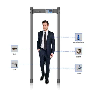 BOTAR高灵敏度全身扫描仪7英寸数字安全拱门穿过金属探测器门