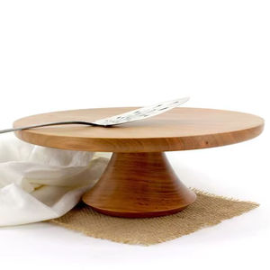 Support à gâteau classique en bois très populaire et durable, écologique, résistant à la chaleur, compatible lave-vaisselle, pour la maison - Product Image 1