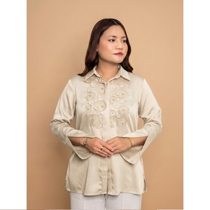 Stylish Cotton Women Premium <b>Shirt</b> for Casual Wear Button Down Comfortable & Anti Wrinkle <b>Shirt</b> For Daily Wear Bulk India Export - Product Image 1
