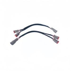 DT 2ขาชายและหญิง16 AWG ชิ้นส่วนรถยนต์ ISO ไฟ LED ชุดสายไฟสำหรับไฟคู่ - Product Image 1