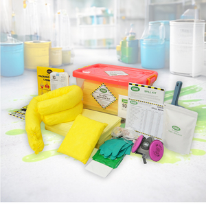 Chemical Spill Kit 30L Clear Box Hazardous Waste Absorbent Response Set for Laboratory Industrial Cleanup - Product Image 2