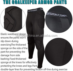Pantalones de Hockey sobre Hielo Unisex Acolchados y de Compresión, Equipo de Protección, Leggings para Portero, Fútbol, Baloncesto, Paintball, Hockey - Product Image 3