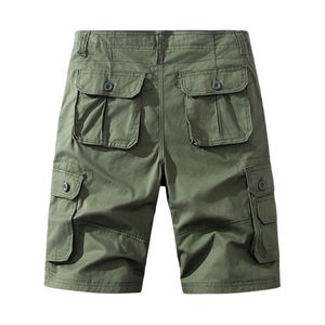 Nouveau design Short cargo décontracté pour homme 2026 Nouvelle taille plus ample Short de sport extérieur de haute qualité en tissu tricoté doux teint uni - Product Image 2