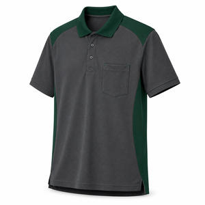 Polo de travail respirant et durable unisexe – Uniforme industriel personnalisé en gros pour techniciens et personnel d'entrepôt – Fournisseurs de vêtements - Product Image 2