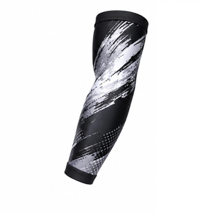 Mangas de compresión para hombre, personalizadas, para fitness, deportes, ciclismo, correr, entrenamiento, transpirables, elásticas, de soporte y protección. - Product Image 1
