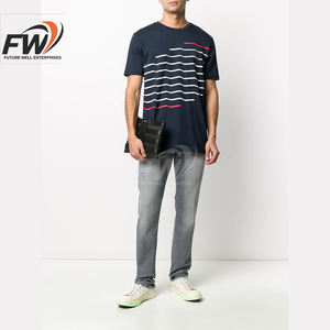 Pantalones Vaqueros de Mezclilla de Diseño Moderno al por Mayor OEM, Pantalones de Mezclilla Ajustados de Diseño Famoso para Hombre - Product Image 2