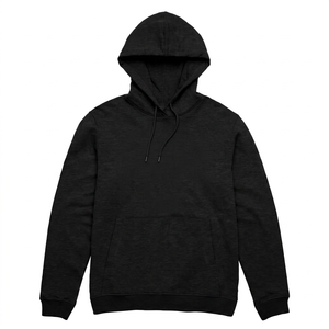 เสื้อสเวตเชิ้ตคอกลมสีเทาสำหรับผู้ชาย ทรงปกติ ผ้าฝ้ายเฟรนช์เทอร์รี่ แขนยาว ดีไซน์มีกระเป๋า เหมาะสำหรับใส่ในฤดูหนาว กันน้ำ แห้งเร็ว - Product Image 2