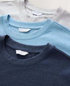 Nueva Camiseta de Manga Corta Multicolor para Hombre, Cuello Redondo, Corte Regular, Estilo Casual, Tejido Transpirable de Poliéster y Algodón - Product Image 2