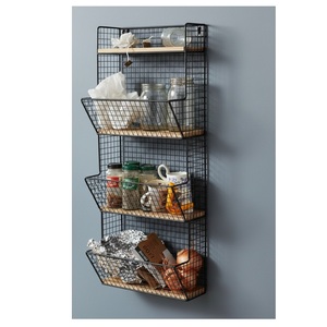 Estantes de pared de hierro de gran calidad y precio razonable, muy vendidos, para exhibir artesanías metálicas en la pared del hogar. - Product Image 5
