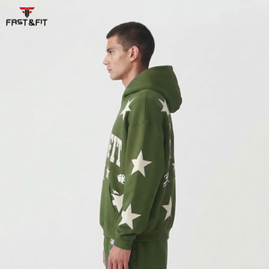 Nouveau design, léger, 100% coton, sweat-shirts imprimés avec patch en caoutchouc pour l'hiver, pour hommes, meilleure qualité, prix bas, fabriqué au Pakistan - Product Image 3