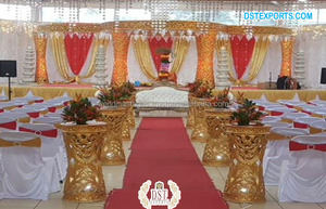 Mandap de Cristal LED para Bodas del Sur de la India, Mandap en Espiral de FRP para Bodas Hindúes, Decoración de Mandap de Cristal de Fibra de Última Generación, Configuración de Mandap en Georgia - Product Image 2
