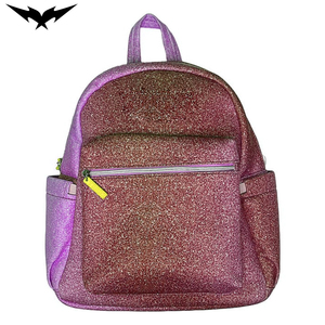 Sparkle Cheerleading <b>Backpack</b> Glittery Kids <b>Backpack</b> Waterproof School <b>Backpack</b> Custom Team Logo Zipper Closure for Students - Product Image 3