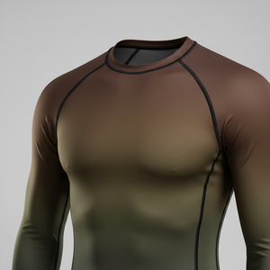 Camiseta de compresión unisex de manga larga de secado rápido para natación, surf y actividades al aire libre. - Product Image 4