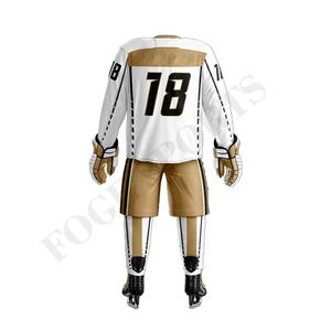 เสื้อกีฬาฮอกกี้น้ำแข็งระบายอากาศได้ดีดีไซน์ใหม่ออกแบบได้ตามต้องการทำจากโพลีเอสเตอร์100% - Product Image 3