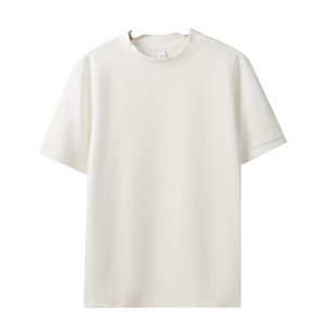 Camiseta de Manga Corta para Hombre, Estilo Coreano, Invierno, Cálida, 280g, Casual, Transpirable, Suave, Color Sólido, Corte Holgado, Modelo N4-189 - Product Image 5