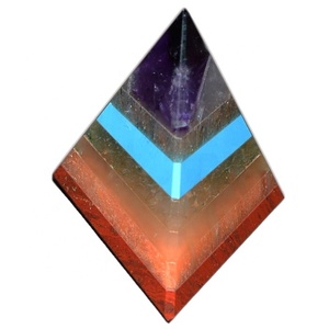Triángulo de Chakras - Piedra de 7 Chakras para Yoga y Meditación - Product Image 1