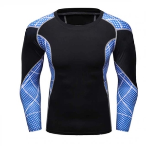 Rashguard BJJ personnalisé en polyester respirant, imprimé par sublimation, haute qualité, design personnalisé, pour hommes. - Product Image 1