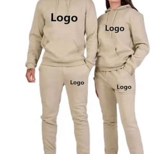 High Quality Custom Logo Hooded Solid Heavyweight Eco-Friendly Men <b>Women</b> Casual Tracksuit for Winter Sports & Gym Fitness - Product Image 2