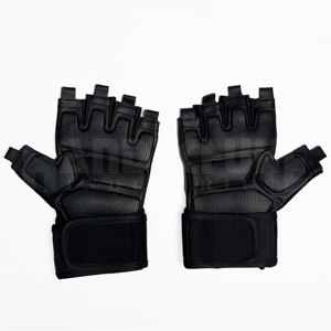 Guantes Deportivos Unisex OEM de Medio Dedo con Soporte para Muñeca, Protección Completa de la Palma y Agarre Extra para Levantamiento de Pesas, Ejercicio, Crossfit y Gimnasio - Product Image 2