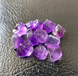 Natural <b>Raw</b> Amethyst <b>Crystals</b> Unpolished Purple Gemstones For Healing Jewelry Making High Quality Rough Stone - Product Image 2