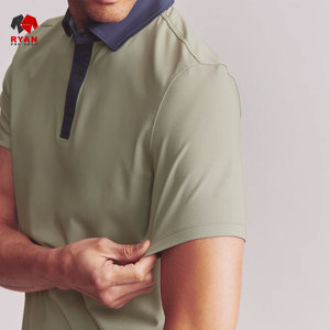 Camisetas Polo de Diseño Personalizado Ryan Pro Gear para Hombre, Tejido Transpirable y Cómodo, Cuello Camisero, Manga Corta - Product Image 2